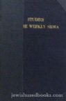 Studies In The Weekly Sidra - First Series 5715